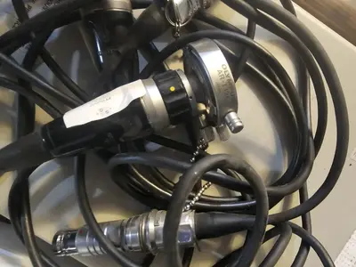 Used Olympus Olympus OTV-SC System w/ MAJ-554 Laparoscope Two Camera Head AR T120 Endoscopy Texas US | PT Medical Technologies #1458420