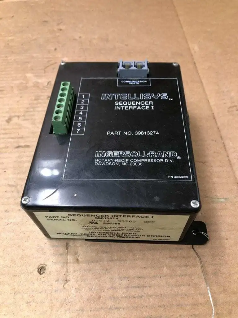 Ingersoll-Rand 39813274 Sequencer Interface 120V / 240V 1/10HP