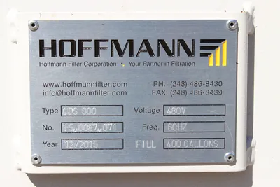 Hoffmann 400 Gallon Coolant Tank