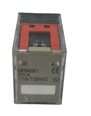 NEW OMRON MY4 MINIATURE POWER RELAY 13Y3Y1 110/120VAC LOT OF 10 PCS.
