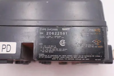 FISHER DVC 2000 FIELDVUE INSTRUMENTS STOCK K-215A