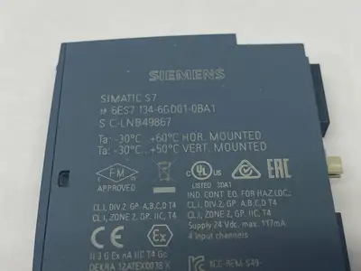 USED SIEMENS SIMATIC ET 200SP ANALOG INPUT MODULE AI 4XI