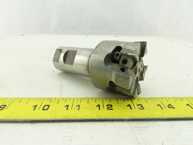 2" Dia. Indexing Coolant 5 Flute Thru Face Mill Shell Mill 1-1/4" Shank