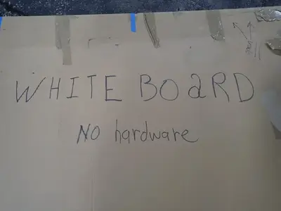 70" X 48" White Board