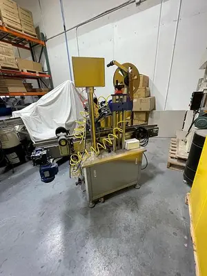 Labeler, Wipe On, Top Labeler, Belt Conveyor, Model TT-LB, #5532791