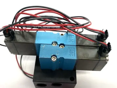 New | in-Stock MAC Valves Manifold Solenoid Valve Assembly, 3-Solenoid, 2-Valve Solenoid Valves Michigan US | Maverick Industrial Sales #1401361