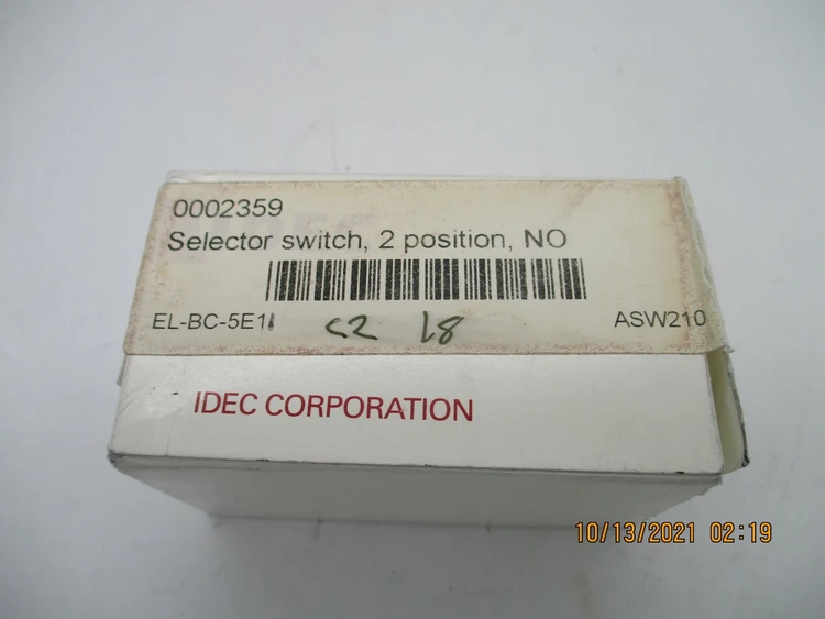 New | in-Stock IDEC Corporation ASW210 Relays & Switches Arizona US | ASSET CONVERSION SPECIALISTS, INC. #324857