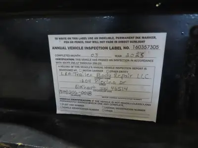Great Dane Convertor Dolly 25000lbs Semi Truck Trailer Single Axle ABS Spring