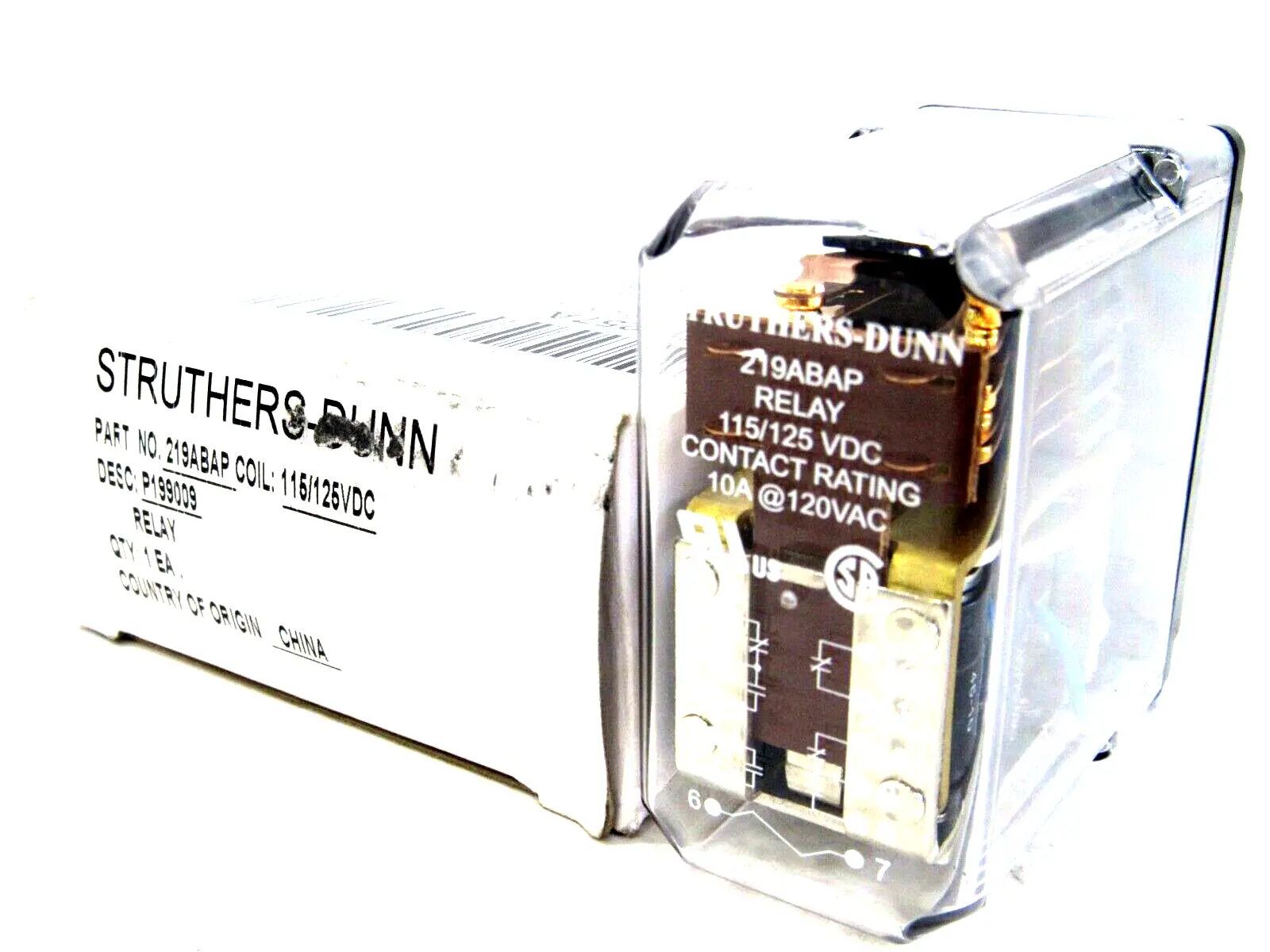 NEW STRUTHERS-DUNN 219ABAP RELAY 115/125VDC 219ABAP