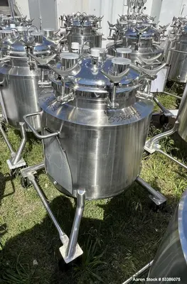 Precision Stainless Vertical 316L SS High-Performance Freeze/Thaw Tank - Used.
