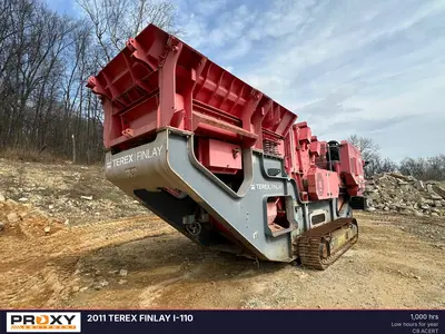 Used 2011 TEREX FINLAY I-110 Crushers New Jersey US | Proxy Equipment #1425943