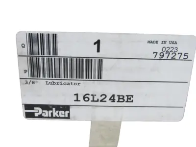 NEW PARKER 16L24BE LUBRICATOR 3/8"