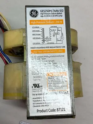 New | in-Stock GENERAL ELECTRIC 87121 GES250MLTAA4-5/2 Light Source Equipment Ohio US | Surplus Asset Holdings #1247042