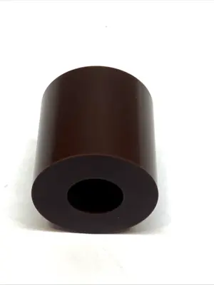 USED MISUMI URETHANE BUMPER 50MMX50MM COUNTERBORE M12