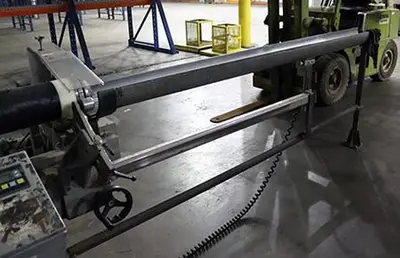 USED 120" APPLETON AUTOMATIC CORE CUTTER, MODEL A301 120" APPLETON AUTOMATIC CORE CUTTER, MODEL A301