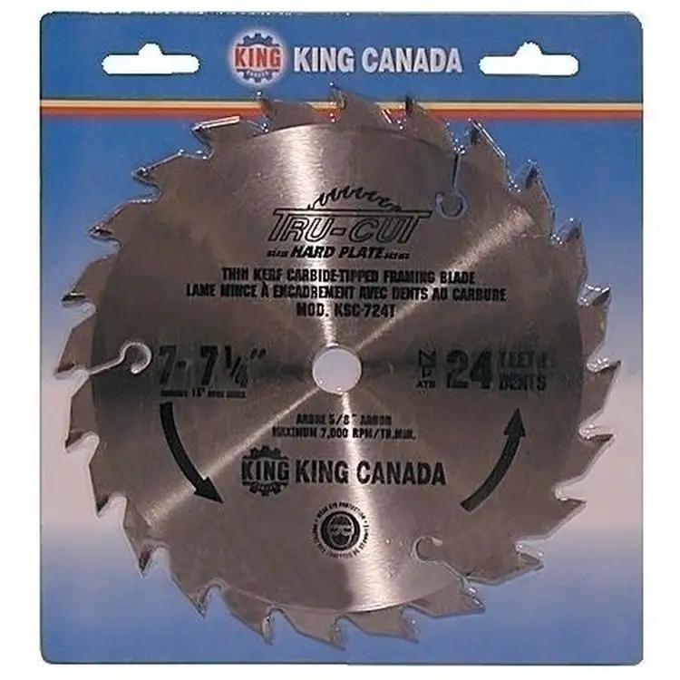 New | in-Stock KING CANADA KSC-724T Woodworking Saws British Columbia CA | Lenmark #272139