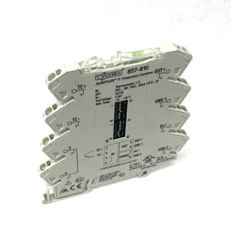 Used Wago JUMPFLEX® Signal Conditioner; Temperature; Thermocouples of type Transducers Michigan US | Maverick Industrial Sales #1400571