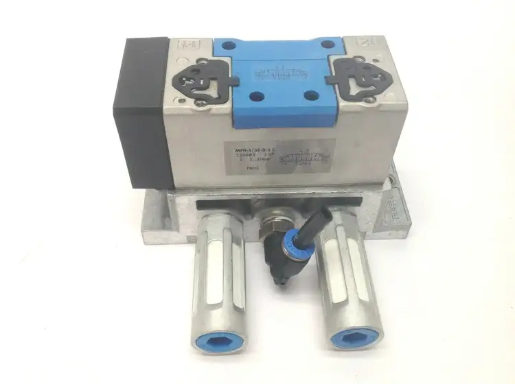 Used FESTO SOLENOID VALVE WITH VDMA 24345-A-1 Solenoid Valves | Maverick Industrial Sales #1103223