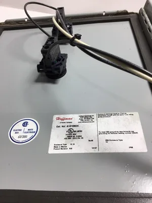 Hoffman A12108CH Enclosure with SK 5 Bleed/Fill Station Power Supply