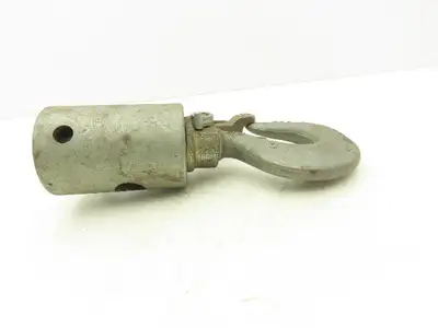 Crosby BL-O  4-Ton Hoist Swivel Hook Link Chain Nest 3/8-7/16" Self Close Gate