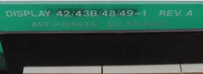 NEW THERMO ENVIRONMENTAL 8535 DISPLAY BOARD 42/43B/48/49-1 8523
