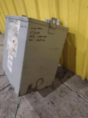 15 KVA EATON 240X480 SINGLE PHASE ELECTRICAL TRANSFORMER: YOBRO 24937