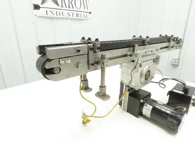 MK North America GUF-P 2000 50mm x 900mm Belt Conveyor 115V Variable Speed Drive