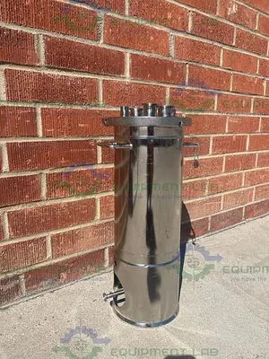 USED ALLOY PRODUCTS 16 LITER STAINLESS STEEL VESSEL 75 PSI