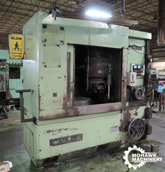 24" ICHIKAWA “ICB240” VERTICAL-SPINDLE ROTARY SURFACE GRINDER w/MAGNETIC CHUCK - SEGMENTED GRINDING WHEEL - 14 HP SPINDLE MOTOR