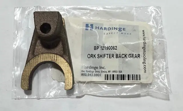 Hardinge Back Gear Shifter Fork, Bridgeport Spare Part