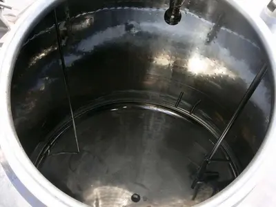 USED PAUL MUELLER 4000 LITER SS JACKETED REACTOR W/ AGITATOR 50 PSI FV &100 PSI