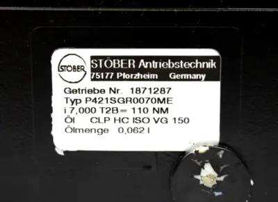 USED STOBER P421SGR0070ME