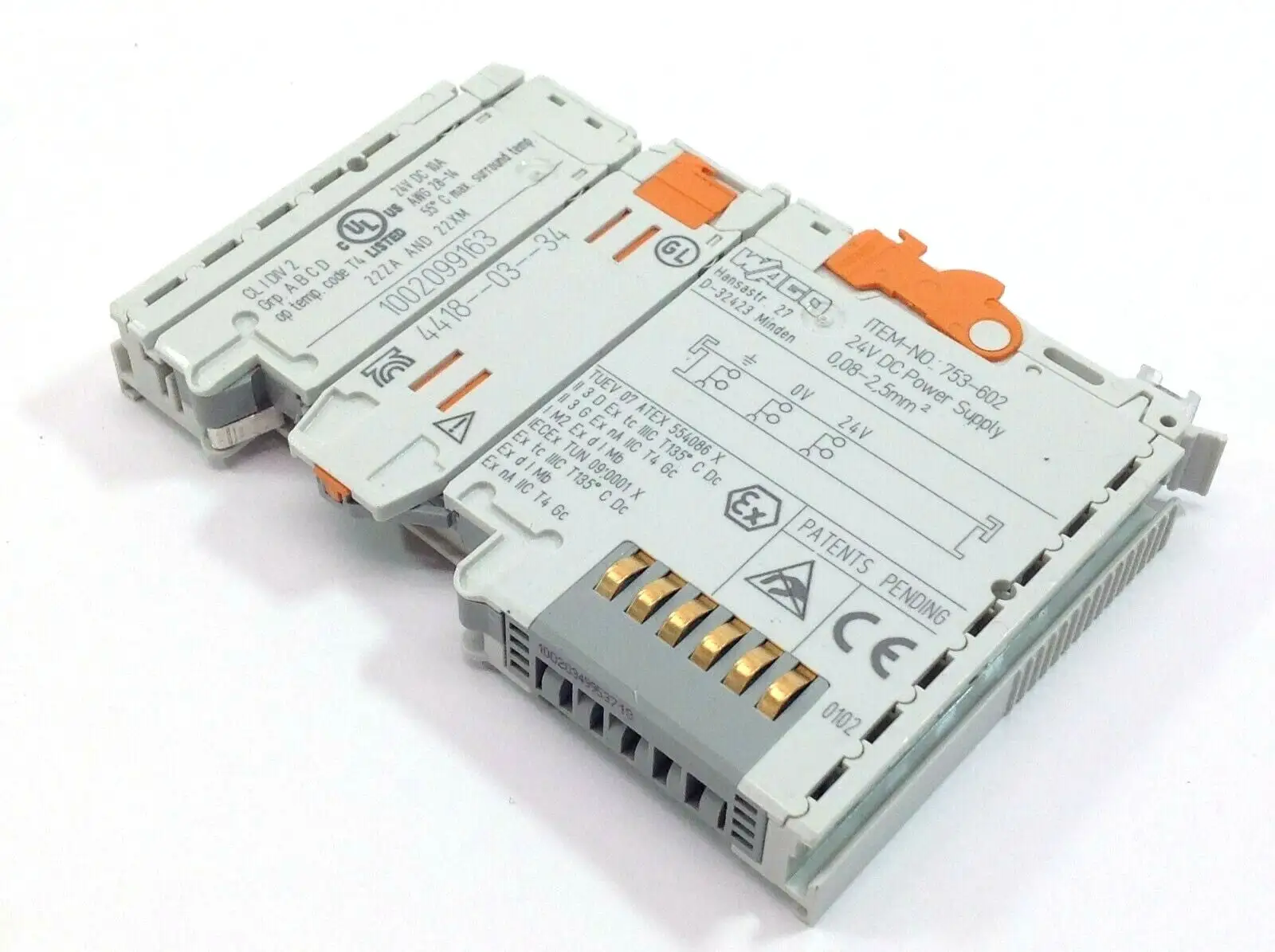 USED WAGO POWER SUPPLY MODULE 24 VDC