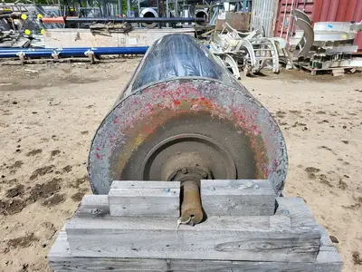8 ft Magnet Roll for a Wet Drum Separator