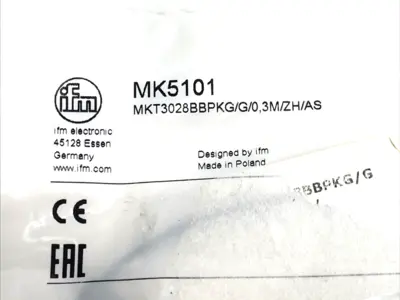 NEW IFM T-SLOT CYLINDER SENSOR MAGNETIC PNP NO 10–30V M8 IP67