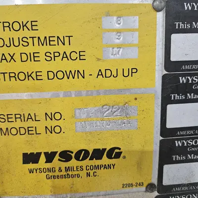 USED WYSONG & MILES MTH175–144