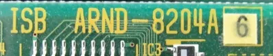 USED TOSHIBA 2N3A3110-C CONTROL MODULE ARND-8204A6 A3BD80F3 A3BA82E1