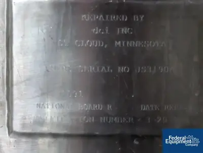 USED DCI 500 Liter DCI Reactor, 316L S/S, 45/150#