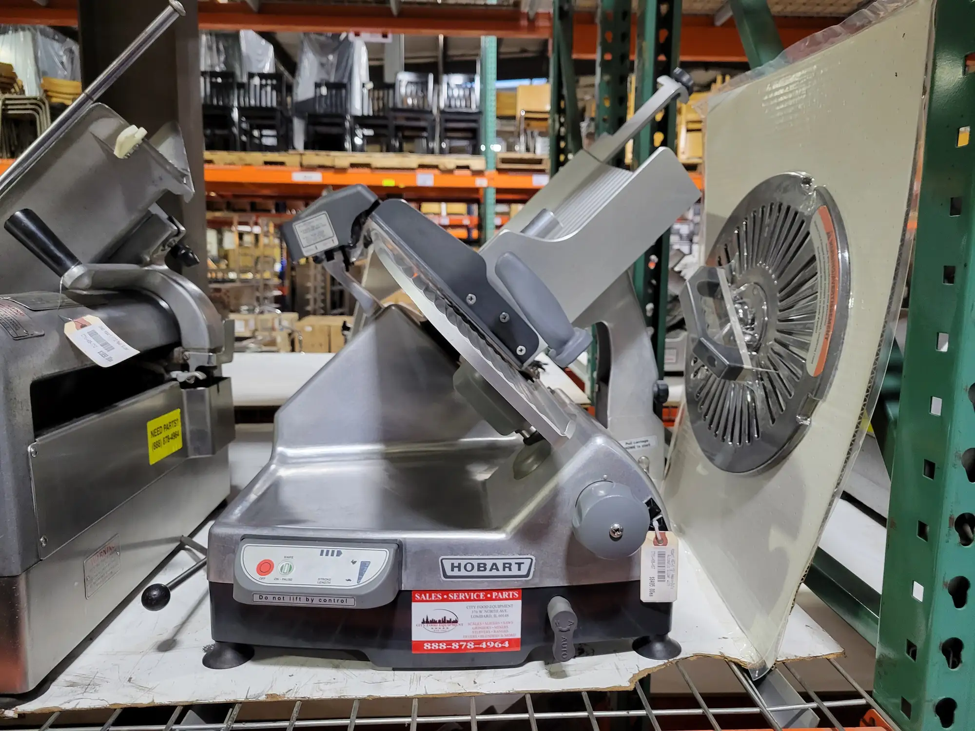 Hobart HS7-1 13" Heavy-Duty Automatic Slicer With Blade Removal Tool