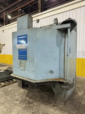 72” TABLE PANGBORN MODEL 6-LK ROTOBLAST SHOT BLAST MACHINE: YOBRO #24357