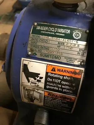 Sumitomo SM-Beier Cyclo Variator (New)