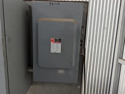 VFD Control Panel with Breaker Switch