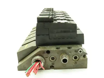 Rexroth Aventics 6-Station Manifold Pneumatic Directional Solenoid Valve Bank
