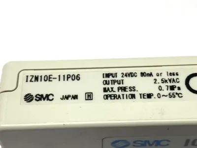 Used SMC Nozzle Type Ionizer, 6mm Port, Rc 1/8" MISSING GROUND SCREW Electrostatic Air Cleaners Michigan US | Maverick Industrial Sales #1454274