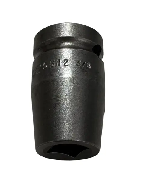 Apex 1/2" Square Drive 3/8" 4 Point Standard Impact Socket USA Made 5612
