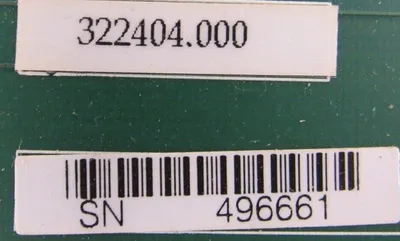 USED UNICO 323946.002 CIRCUIT BOARD 317241.009 322404.000 402-877