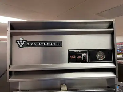 Used Victory Used Victory FA-1D-S7-HD Commercial Split Solid Door Reach in Freezer 120V AS IS Freezers Illinois US | Falcon Restaurant Supply #1376155