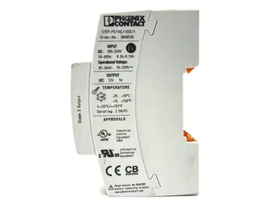 STEP-PS/1AC/12DC/1 | Phoenix Contact  Power Supply 2868538 - Used