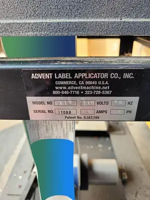 USED ADVENT LABEL APPLICATOR CO., INC 310