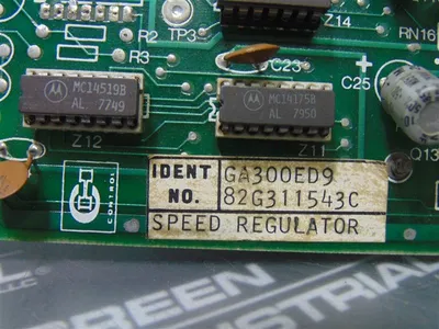 Cutler Hammer GA300ED9 82G311543C Speed Regulator Board Used